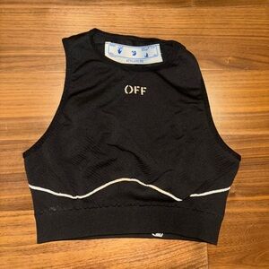 Off-White Seamless Sports Bra